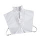 thumbnail image 2 of Cuello falso con volantes para mujer, elegante escote tipo chal, para faldas Blanco, 2 of 9