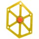 thumbnail image 4 of Kenally Regla hexagonal de aleación de aluminio Regla de ajuste de ángulo de sierra de profesional Herramienta de ajuste de ángulo de Medidores de medidas dimensionales No.1 Kenally TO005379-01, 4 of 6