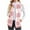 Pink, variant on Women's Fleece Gilet Checked Jacket Bodywarmer Sleeveless Coat Plush Vest Jacket Ladies Zip-Up Waistcoat with Pocke Lightweight Outwear for Autumn Winter Blue M