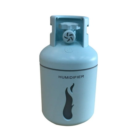 

Corashan Mini Gas Tank Shape Home Aroma LED Humidifier Air Diffuser Purifier Office Home