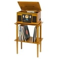 thumbnail image 3 of Victrola Wooden Vinyl Record Stand with Record Holder, 3 of 3