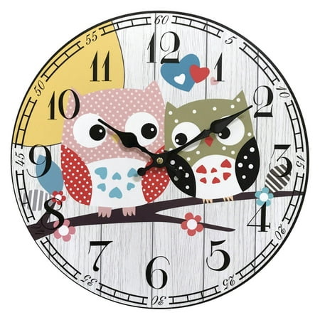 Creative Motion Industries Two Birds 13 in. Wall Clock