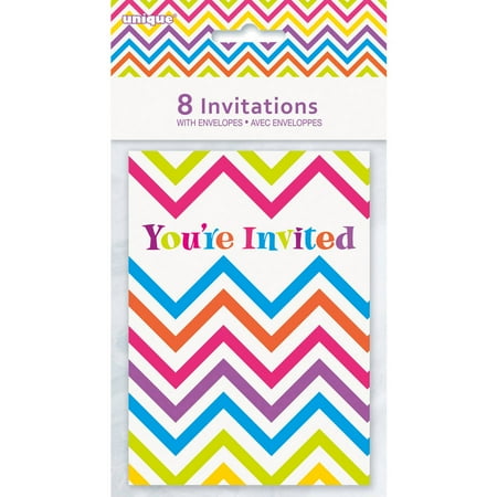 chevron invitations