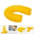 thumbnail image 1 of LNGOOR Yellow EVA Coiled Garden Hose for Home with Automatic Retraction and ft, 1 of 8