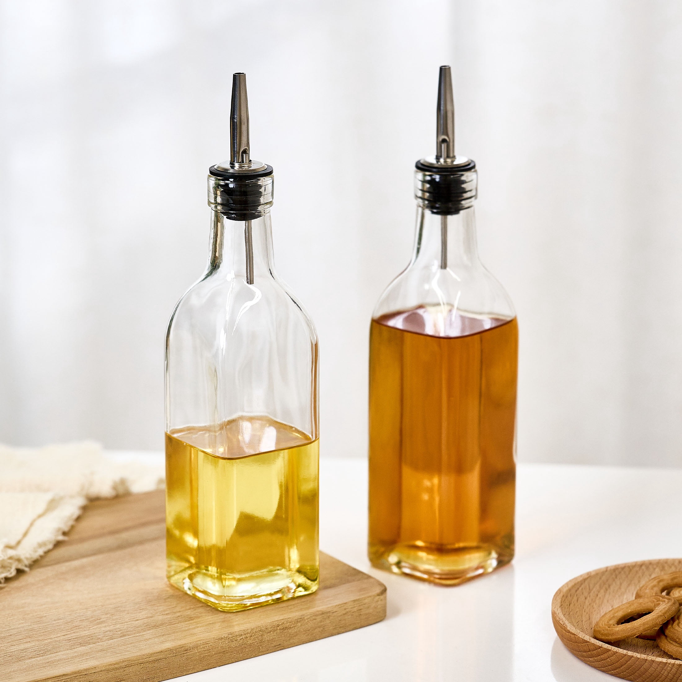 Mainstays 12OZ Olive Oil Dispenser with Stainless Steel Spout