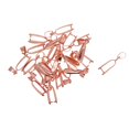 thumbnail image 2 of 20 Unids Colgante Conector Cierres para Colgantes Duradero BLESIY Oro Rosa, 2 of 8