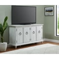 thumbnail image 2 of Martin Svensson Home Garden District Solid Wood TV Stand for TVs up to 70", Rustic White, 2 of 5