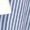 Baby Blue, variant on Baby Blue Striped Square Neck Sleeveless Midi Dress For Women