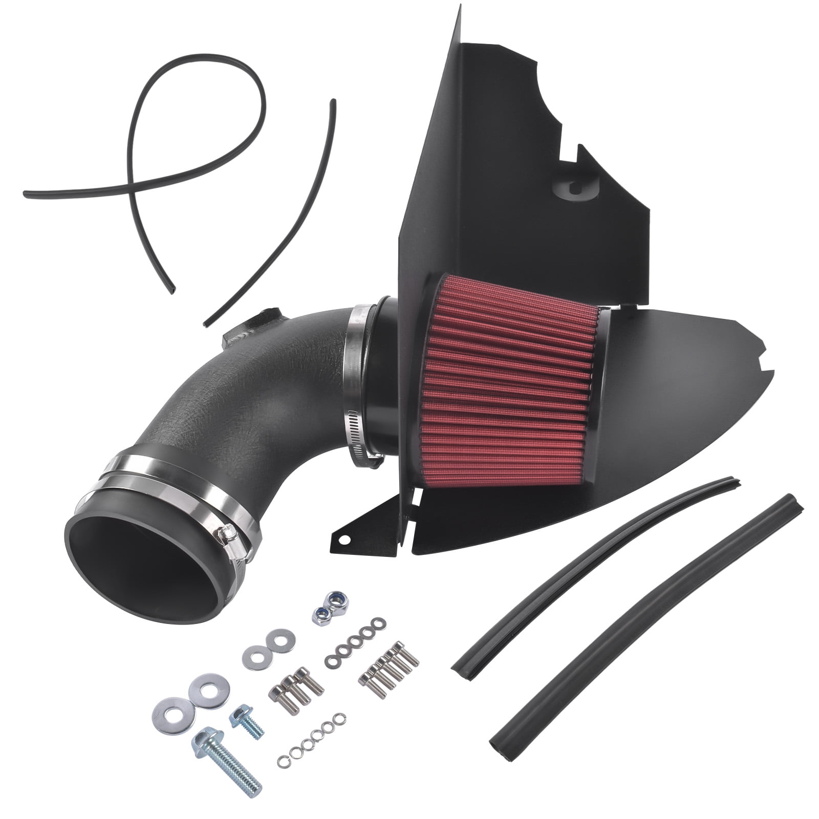 GELUOXI 4" Cold Air Intake System Kit with Red Filter for BMW 2019+ M340i G20 G21, 2020+ M440i G22 G23, 2022+ M240i G42