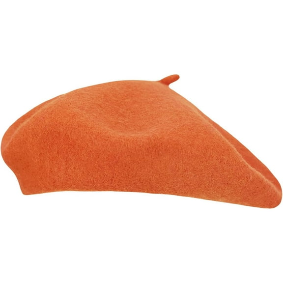 Women Wool Beret Hat French Style Solid Color