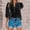 Black, variant on Velvets Top for Women Vintage Casual 1/4 Button Up Shirts Fashion Elegant Tops Long Sleeve Blouses