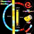 thumbnail image 1 of Vanblue Paquete de 24 Juguetes con luz Pop Tube Juguetes sensoriales Glow Sticks Favores d Vanblue Vanblue, 1 of 2