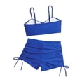 thumbnail image 7 of Duqingm Suuksess Bikini Women Two Piece Swimsuit - Knot Twist Bikini Set V Cut Bathing Suit 2026 Teen Bikini Blue,S, 7 of 7