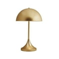 thumbnail image 2 of Gracie Mills Augusta Art Deco Dome-Shaped 2-Light Metal Table Lamp - GRACE-15411, 2 of 5