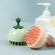 thumbnail image 3 of Cepillo para champú, masajeador suave para el cuero cabelludo, para todo tipo de cabello, baño, salón, spa, cabeza Verde, 3 of 9