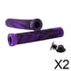 thumbnail image 1 of 2x2 Piezas De Empuñaduras Para Manillar De Bicicleta, Empuñaduras Para Bicicletas De Montaña BMX, Piezas De Ciclismo, Color Negro Y Morado, 1 of 8