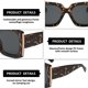 thumbnail image 3 of Gafas de sol de moda de camuflaje con montura grande, gafas de sol de estilo callejero, hechas de PC, 3 of 5