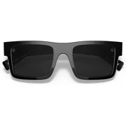 PRADA PR 19WSF 1AB5S0 Black Grey Lens Mens Sunglasses