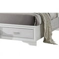 thumbnail image 3 of BOWERY HILL Queen Storage Panel Bed Frame in White and Rhinestone, 3 of 4