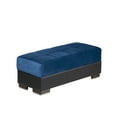 thumbnail image 3 of Ottomanson Origins Pro Rectangular Upholstered Lift Top Ottoman, Turquoise/Black, 3 of 4