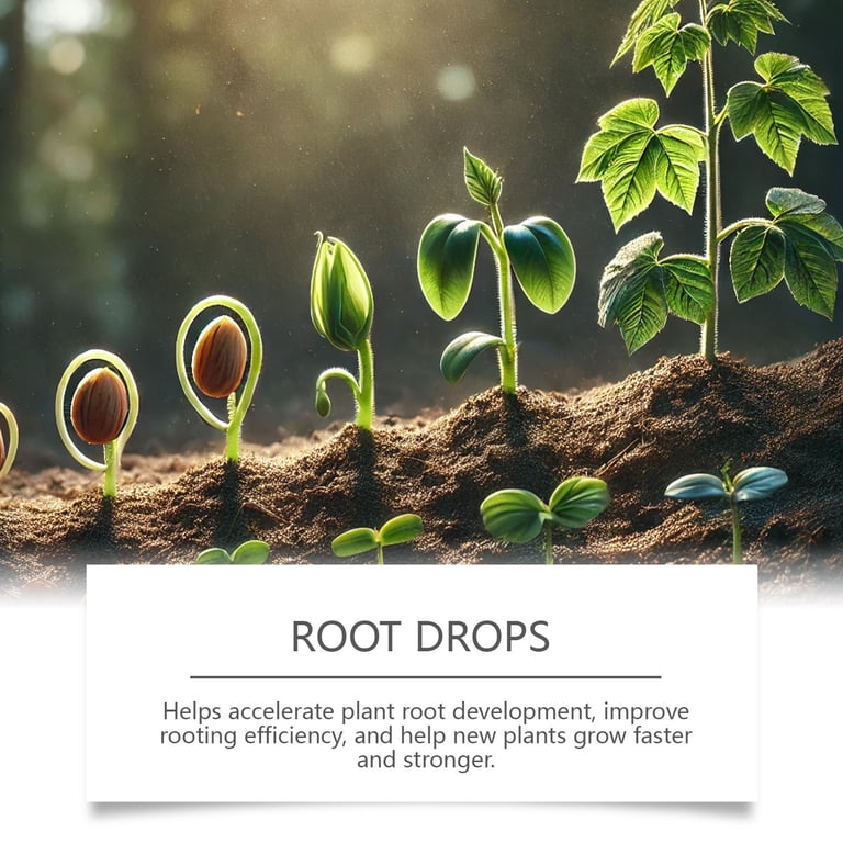 Plant Rooting Drops, Universal Fertilizer For Garden Potted Plants Flowers,  Promotes Root Growth And Health, 1 Bottle