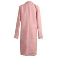 thumbnail image 5 of Scyoekwg Women Coats and Jackets Fashion Plus Size Warm Coat Cardigan Winter Solid Long Sleeve Outerwear Tops Warm Clothes Pink S, 5 of 5