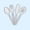 Translucent Utensils Set, variant on Impresserve 8.5" Disposable Plastic Clear Serving Tongs - 12 Count