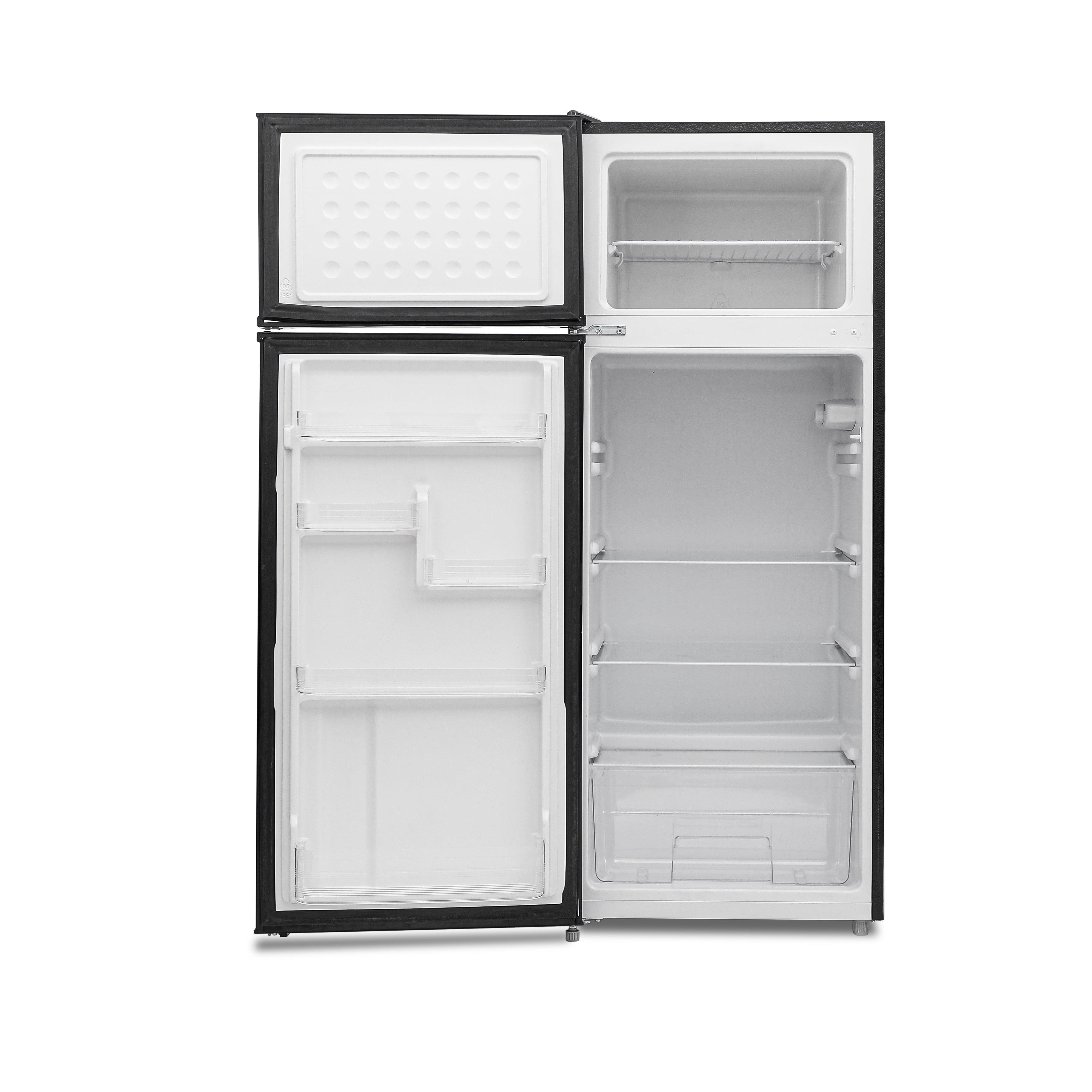Commercial Cool CCR77LWW congelador de 7.7 pies cúbicos, refrigerador de  montaje superior con estantes de vidrio, almacenamiento de botellas,  estante
