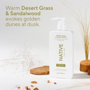 Native Moisturizing Shampoo Desert Grass and Sandalwood 16.5 fl oz