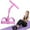 pink, variant on 21 Fitness Resistance Bands-4 Tube Pedal Ankle Puller, Yoga Stretch Bands Pedal Puller for Exerciser, AB Training Auxiliary Device, Sit Up Exercise Equipment for Fitness Training