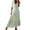 *1-Green, variant on Women's Floral Print V-Neck Maxi Dress,Ladies Half Sleeve Tiered Flowy Bohemian Dress,Summer Drawstring Beach Boho Sundress For Women,Pink,S-3XL