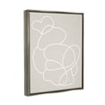 thumbnail image 3 of Stupell Industries Abstract Outline Composition Abstract Painting Gray Floater Framed Art Print Wall Art, 25 x 31, 3 of 9