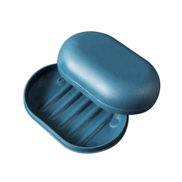 jovati Plastic Bathroom Shower Soap Box Tray Dish Storage Holder Plate Home Travel