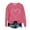 #0380-Hot Pink, variant on Ailaofu Women Valentine's Sweatshirt Love Heart Print Pullover Tops Loose Casual Cute Valentines Gift Long Sleeve Sweatshirt