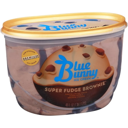 Blue Bunny™ Super Fudge Brownie® Ice Cream 46 fl. oz. - Walmart.com