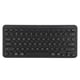 thumbnail image 1 of Teclado inalámbrico de 78 teclas redondas, delgado, compacto, retro, silencioso, con Bluetooth, para el hogar, la oficina y los viajes, color negro, 1 of 14