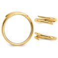 thumbnail image 2 of 14K Yellow Gold Polished Bypass Ring Band (size 7), 2 of 4