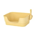 thumbnail image 2 of Open Pet Toilet, Cat Litter Basin, Cat Litter Box, Bedpan, Cat Litter Container, Yellow, 2 of 9
