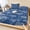 Navy Blue, variant on King Size Fitted Sheet Set - Dandelion Flowers 3 Piece Bedding Sets 16" Deep Pocket Fitted Sheet with 2 Pillowcases, Rustic Farmhouse Floral Yellow Brushed Microfiber Hotel Luxury Bed Sheets