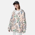 thumbnail image 3 of Daiia Cute Tennis Racket UPF 50+ Sun Protection Hoodie Jacket Lightweight Long Sleeve Sun Shirt for Women Men with Pocket Hiking Outdoor-Medium, 3 of 7