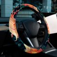 thumbnail image 6 of Sea Slug 14.5 Inch Printing PVC Leather Car Wheel Cover Auto Accessories Steering Wheel Cover, 6 of 6