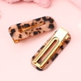 thumbnail image 3 of Barrettes Françaises pour Cheveux Bruns, 2 Pcs 2.8X1.0X0.6In, 3 of 5