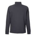 thumbnail image 5 of North End NE200 Men's Rhythm Waffle Quarter-Zip Pullover-Carbon-L, 5 of 6