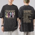 thumbnail image 3 of Camiseta de algodón del cantante Taylor para hombre y mujer, camisa lavada de gran tamaño, manga corta, Tour de las Eras, Harajuku, 3 of 4