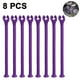 thumbnail image 1 of 8pcs Silicone Dishwasher Attachment Silicone Stemware Saver Flexible Stemware Holder Dishwasher Wine Glass Protector, 1 of 5