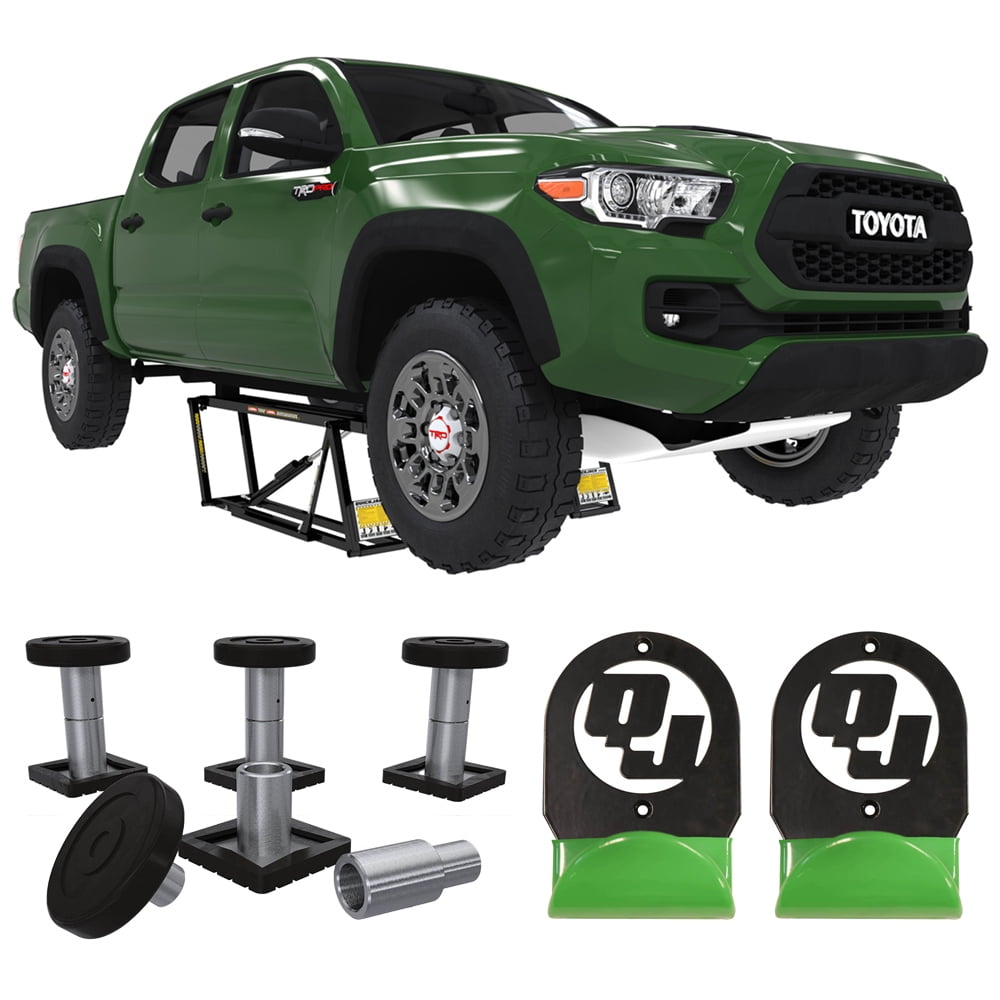 QuickJack 7000TLX 7,000lb Bundle ExtendedLength Portable Car Lift Bundle With 110V Power Unit