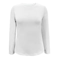 thumbnail image 1 of Playera George Talla EG Cuello Redondo Manga Larga Blanco, 1 of 4