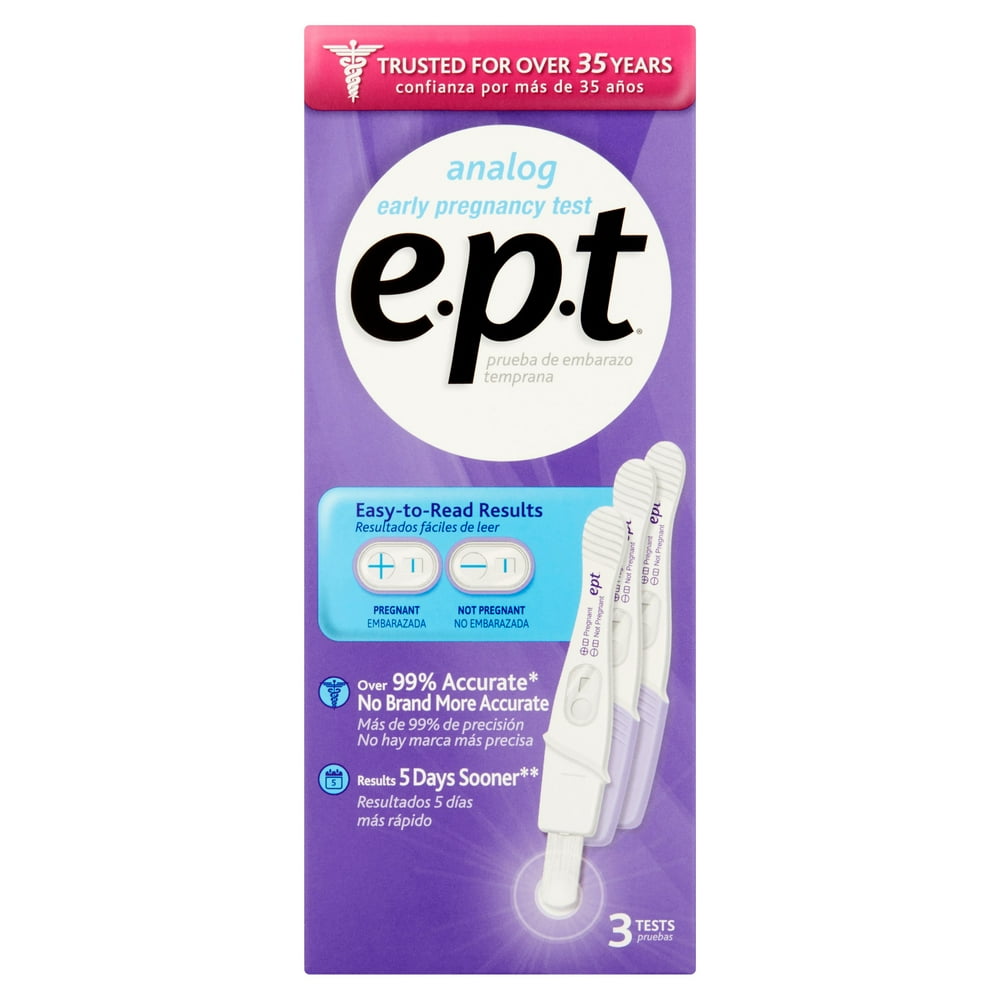 E.P.T. Early Pregnancy Test 3 CT