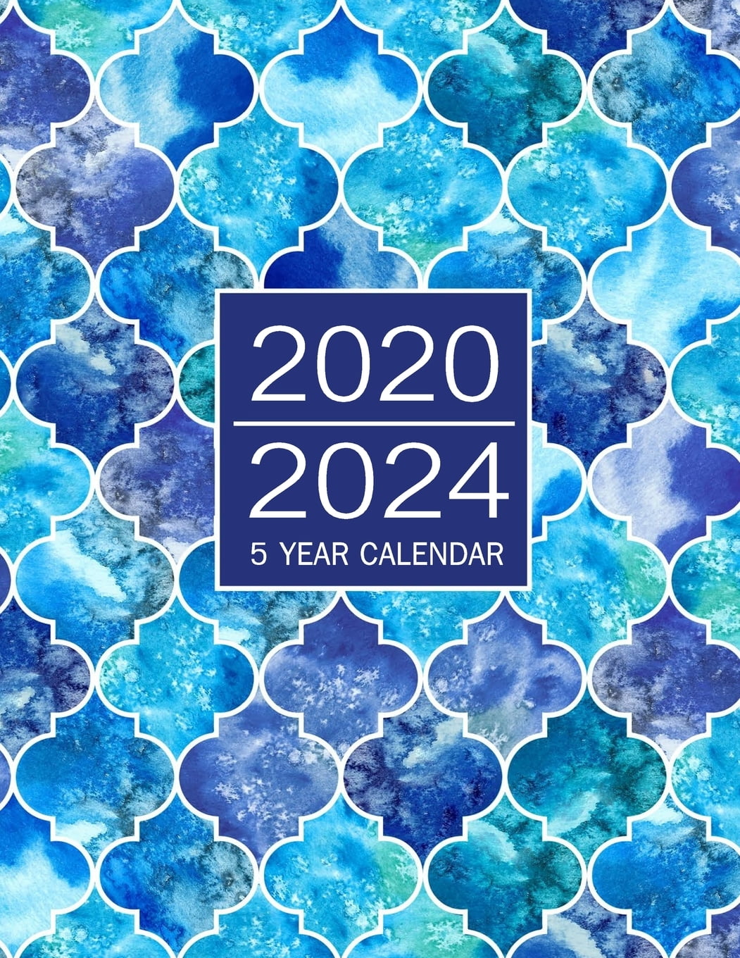 Jan 2020 - Dec 2024: 2020-2024 5 Year Calendar: Monthly Schedule ...