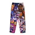 thumbnail image 3 of Lsque Five Nights At Freddy'S Print Women's Pajama Pants, Lounge Pant - Comfortable Home Wear,Elastic Waistband, Stylish Design-XX-Large, 3 of 9